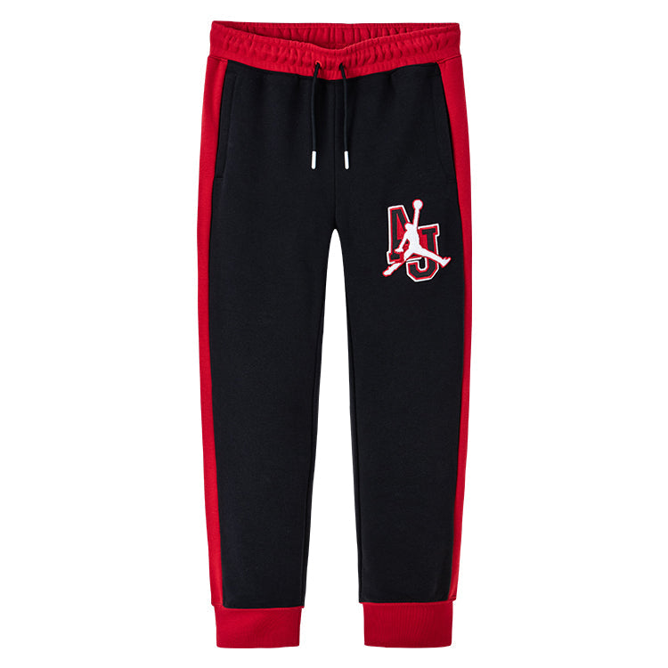 (GS) Air Jordan Jumpman Classic Casual Joggers 'Black Red' JD2112113GS-001
