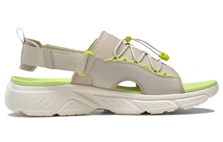 Reebok Hyperium Slides Athleisure Casual Sports Sandals Unisex Brown Green GV7081