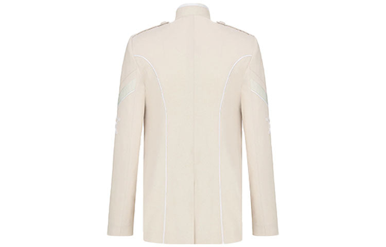Men's DIOR FW21 Retro Wool Jacket Beige 143C221B5180-C020