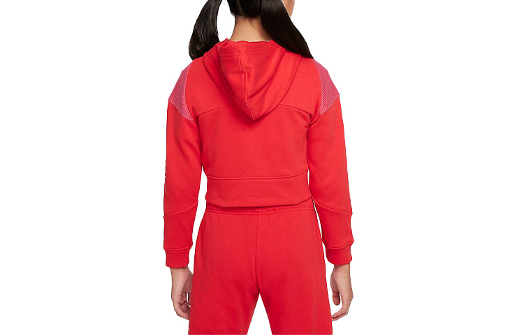 (GS) Nike Training Sports Hooded Jacket Girls Red DM8386-657