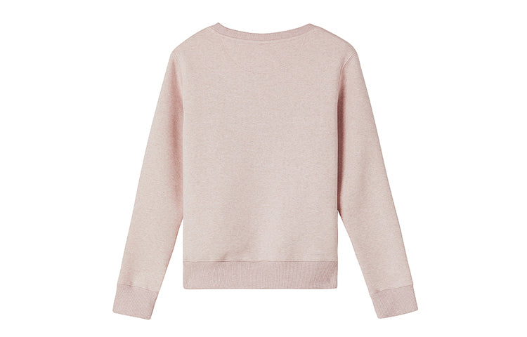(WMNS) New Balance Knit Athleisure Casual Sports Pullover Hoodie Pink AWT93577-CS1