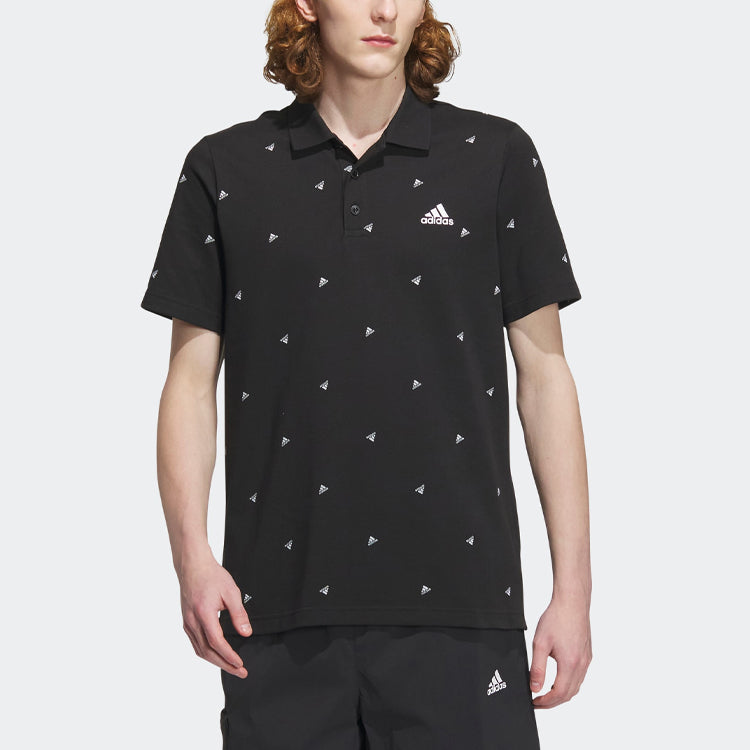 adidas Future Icons Micro Polo Shirts 'Black' IA8151