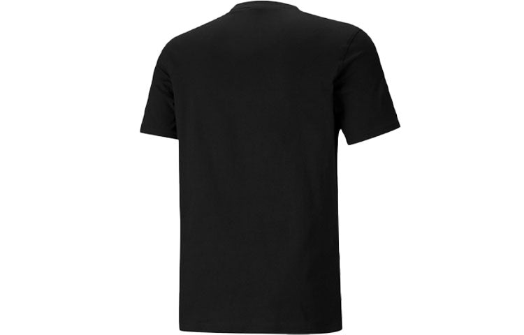 PUMA Jts Regular Logo Printing Breathable Round Neck Short Sleeve Black 534154-01