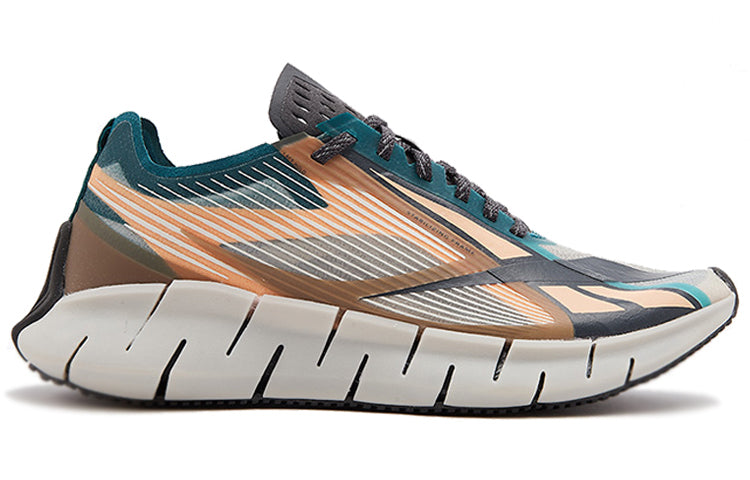 Reebok Zig 3D Storm Sports Shoes Grey/Green/Orange FX7632