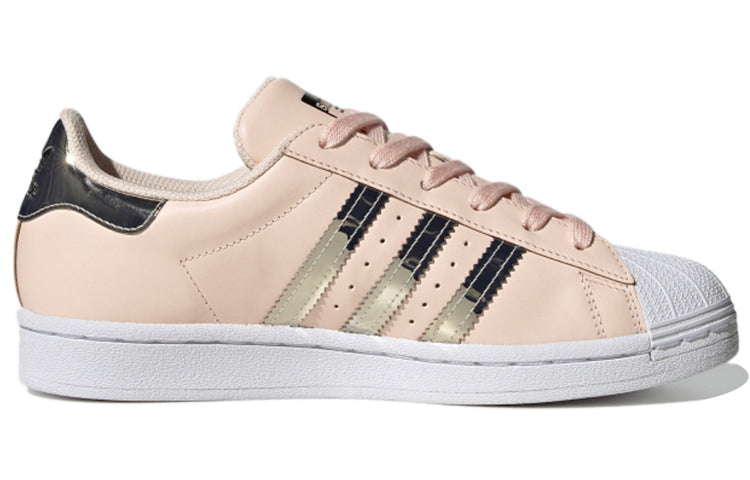 (WMNS) adidas Superstar 'Metallic 3 Stripes - Pink Tint' FW5014