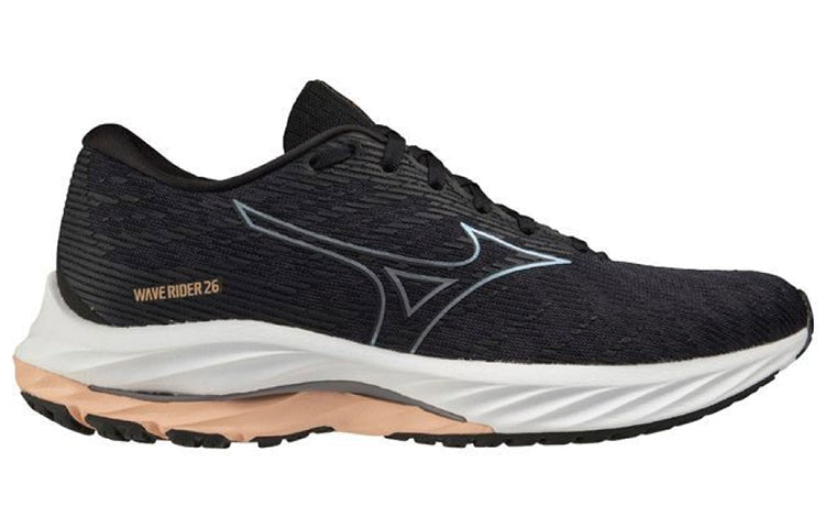 (WMNS) Mizuno Wave Rider 26 Super Wide 'Dark Grey' J1GD220622