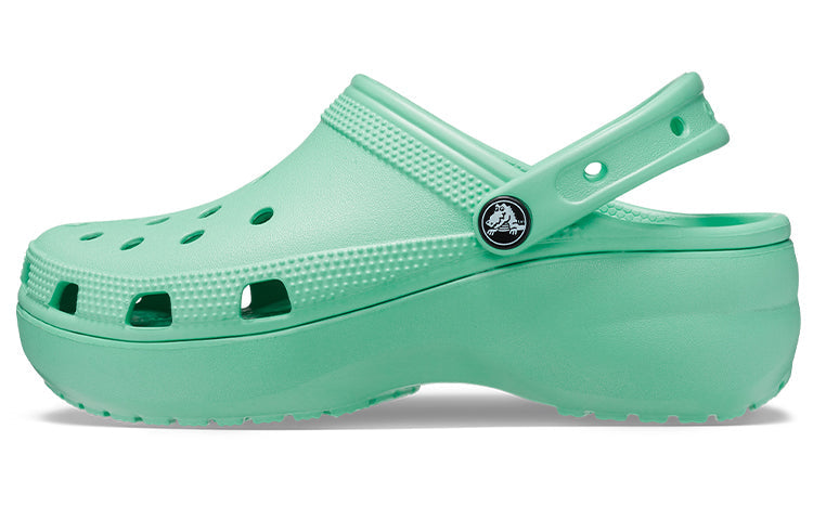 (WMNS) Crocs Classic Platform Clog 'Jade Stone' 206750-3UG