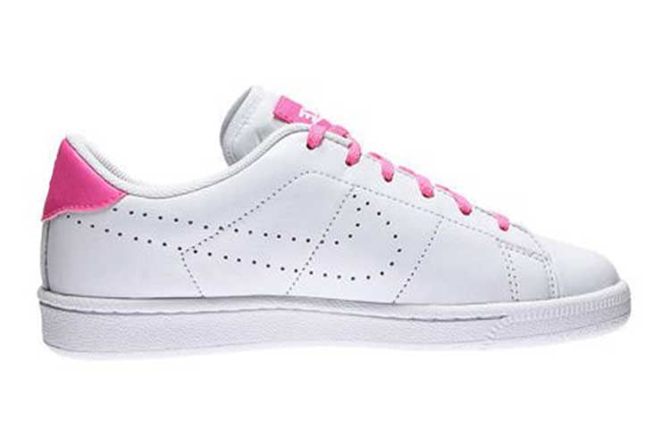 (GS) Nike Tennis Classic Premium 'White Pink Blast' 834151-106
