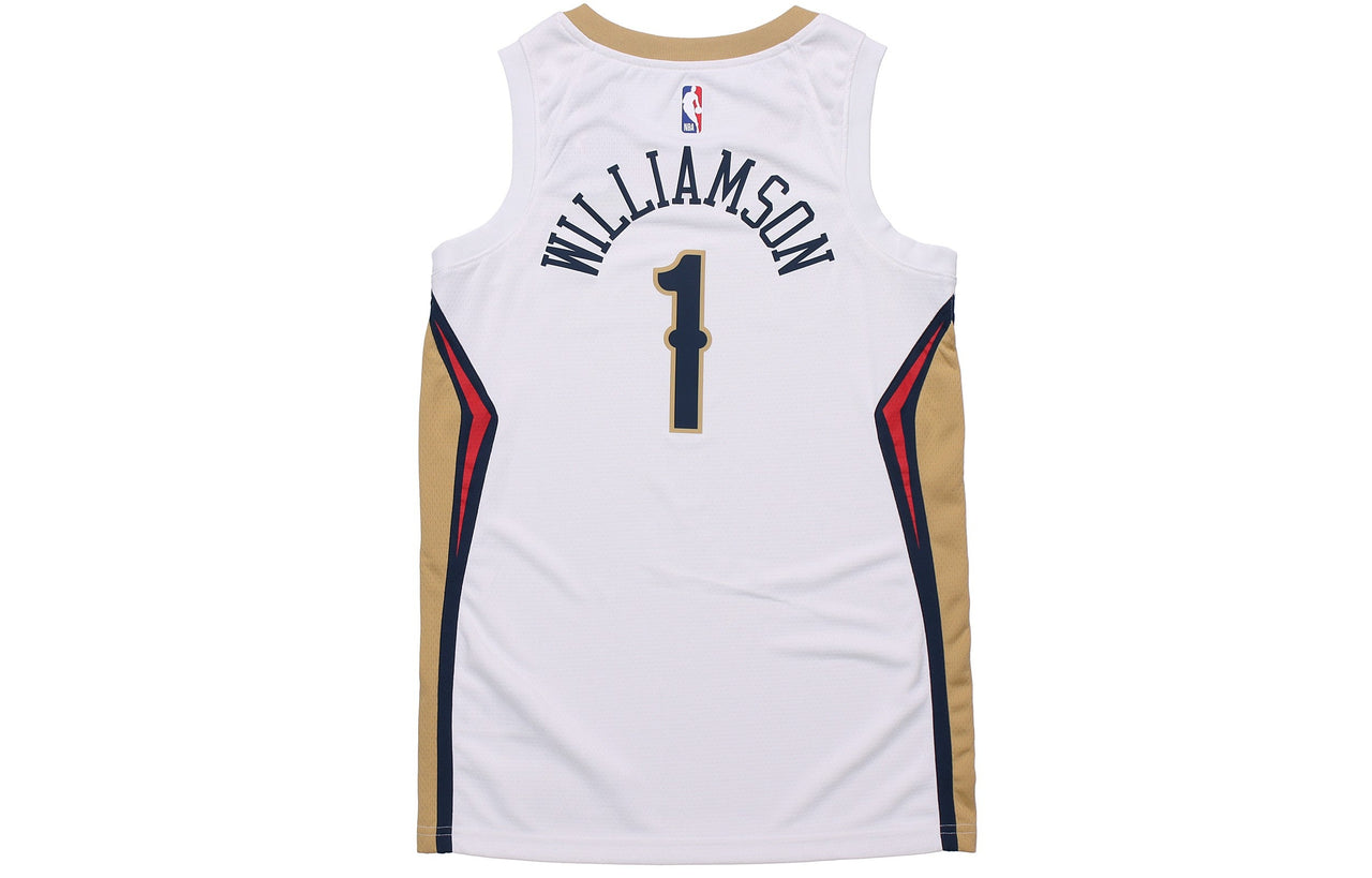 Nike NBA Sports Basketball Jersey SW Fan Edition 20 Season New Orleans Pelicans Zion 1 White CW3601-107