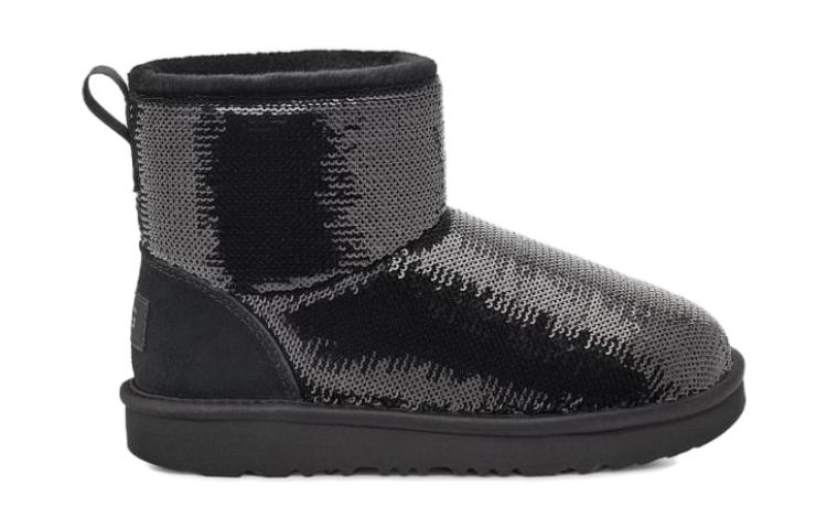 (GS) UGG Classic Mini 'Mirror Ball Boots' 1143708K-BLK