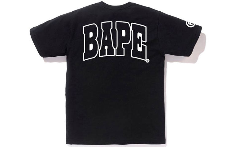 BAPE 2nd Ape Tee Black Zipper Large Ape Head Short Sleeve Unisex BAPE-SS18-064