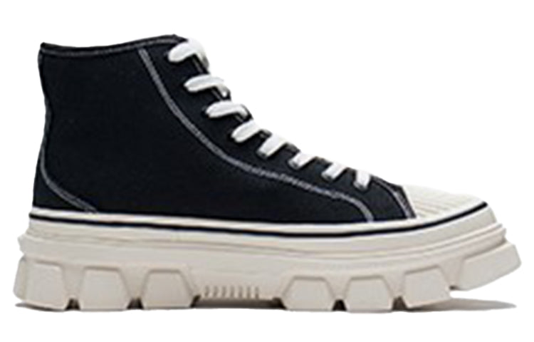 Li-Ning CF Classic Canvas Hi 'Black White' AGCS206-3