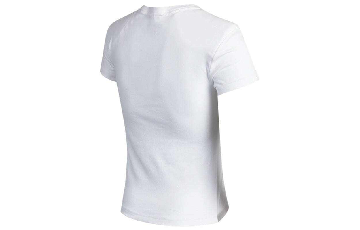 (WMNS) Nike Sportswear Icn Clsh Cap Slv Ss T-Shirts 'White' DJ7159-100