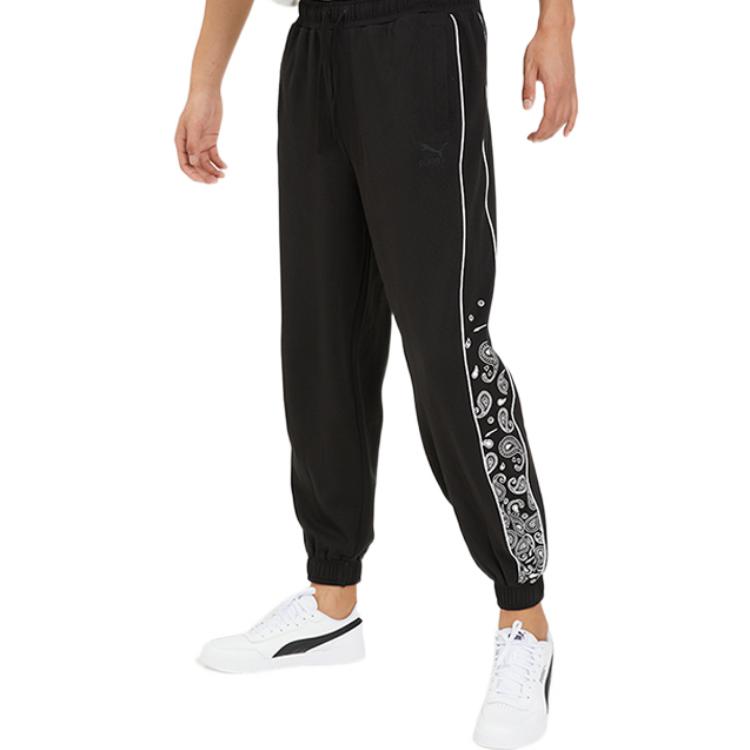 PUMA Paisley Sweat Pants 'Black' 539524-01