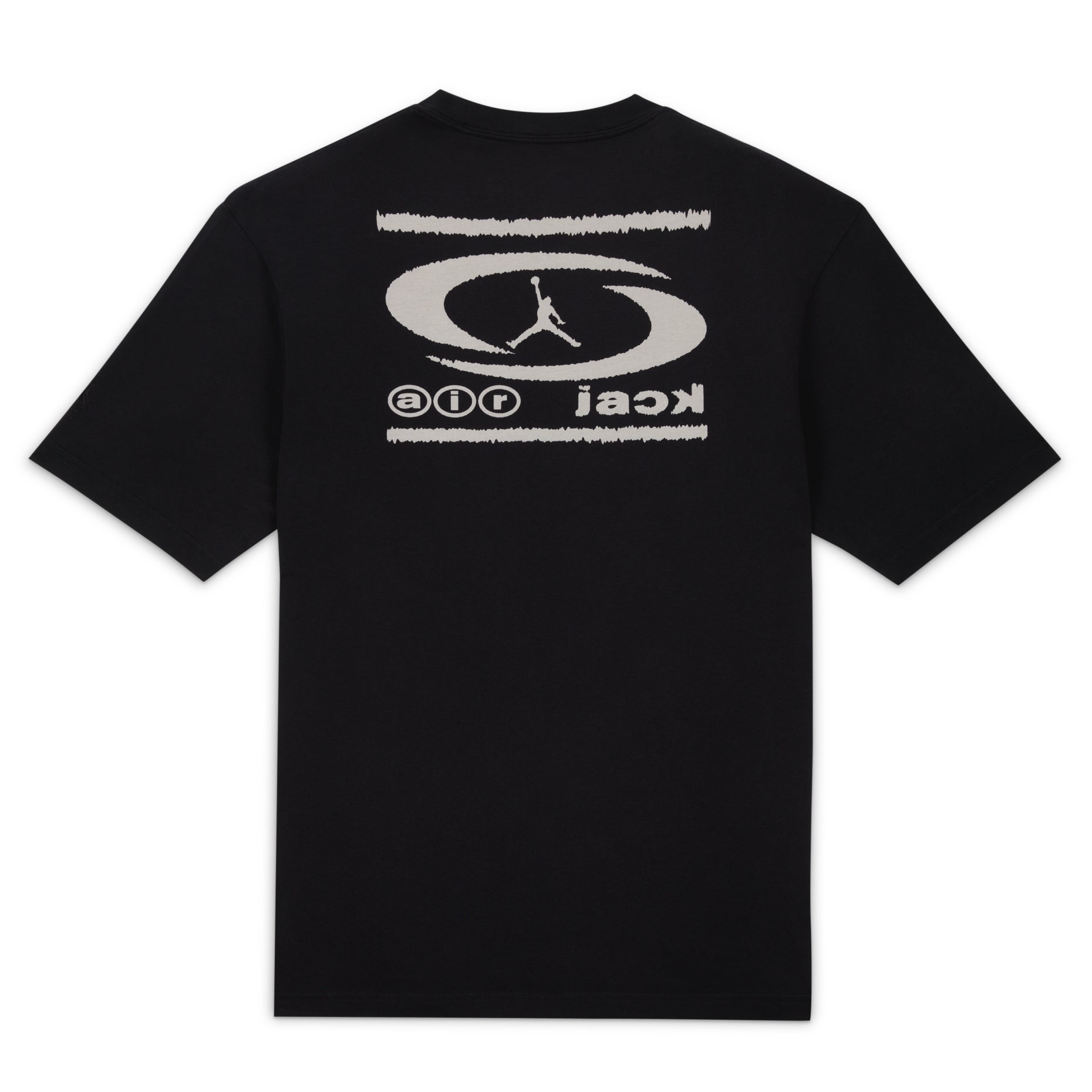 Air Jordan x Travis Scott Jumpman Jack Air T-shirt Asia Sizing 'Black Sail' DZ5515-011