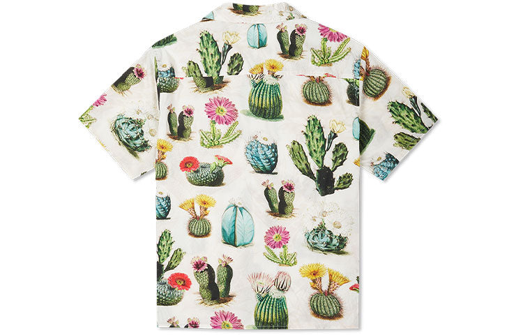 Converse Plant Printed Resort Shirt 'Desert Sand Cactus Multi' 10023277-A03