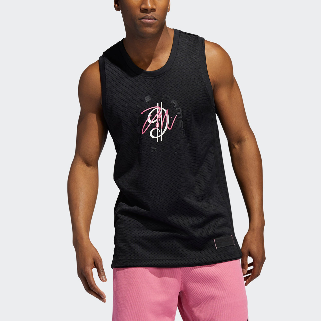 adidas Dolla Ep Jersey Casual Breathable Basketball Sports Vest Black H50845