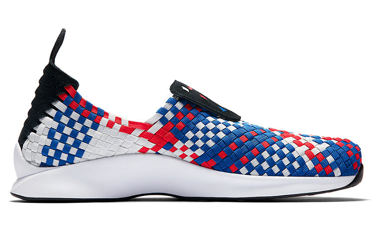 Nike Air Woven Colorways Multi-Color Knitted Red Blue White 'Black Rush Red Blue' 312422-005