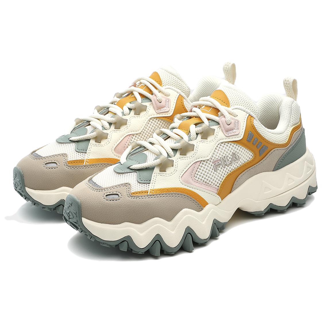 (WMNS) FILA Oakmont 3 Sport Shoes 'White Orange Green' F12W332105FAC