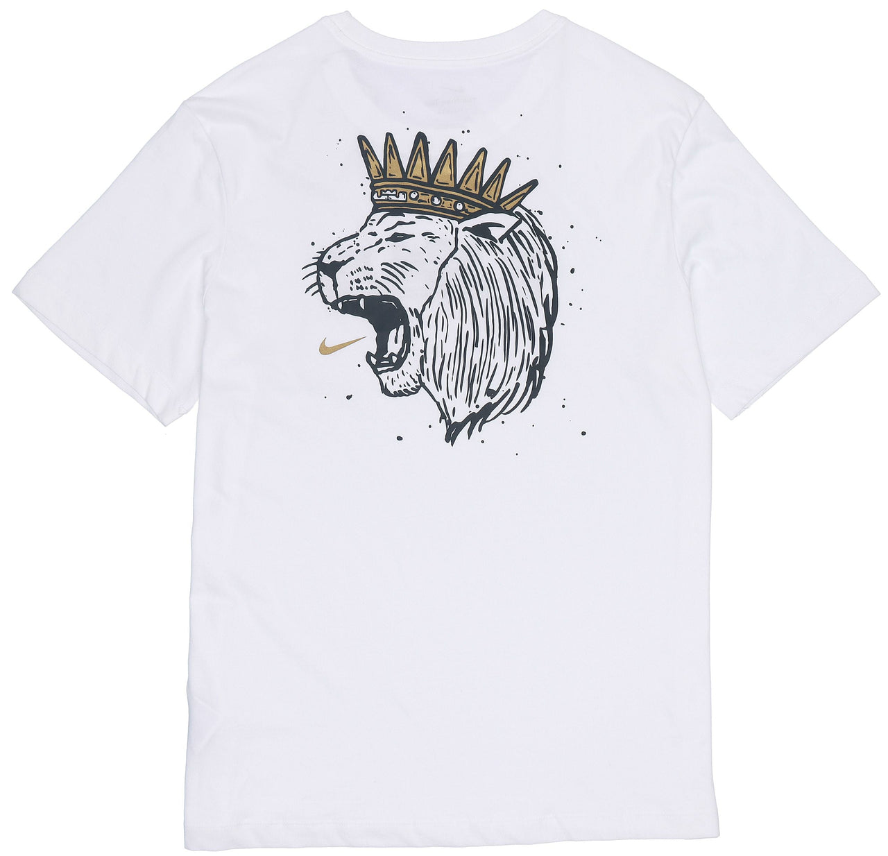Nike Dri-Fit Lebron Printing Basketball Sports T-Shirt 'White' DR1292-100