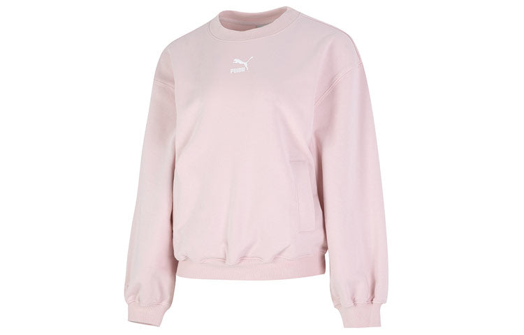 (WMNS) PUMA Graphic Sweatshirt 'Pink' 537518-88