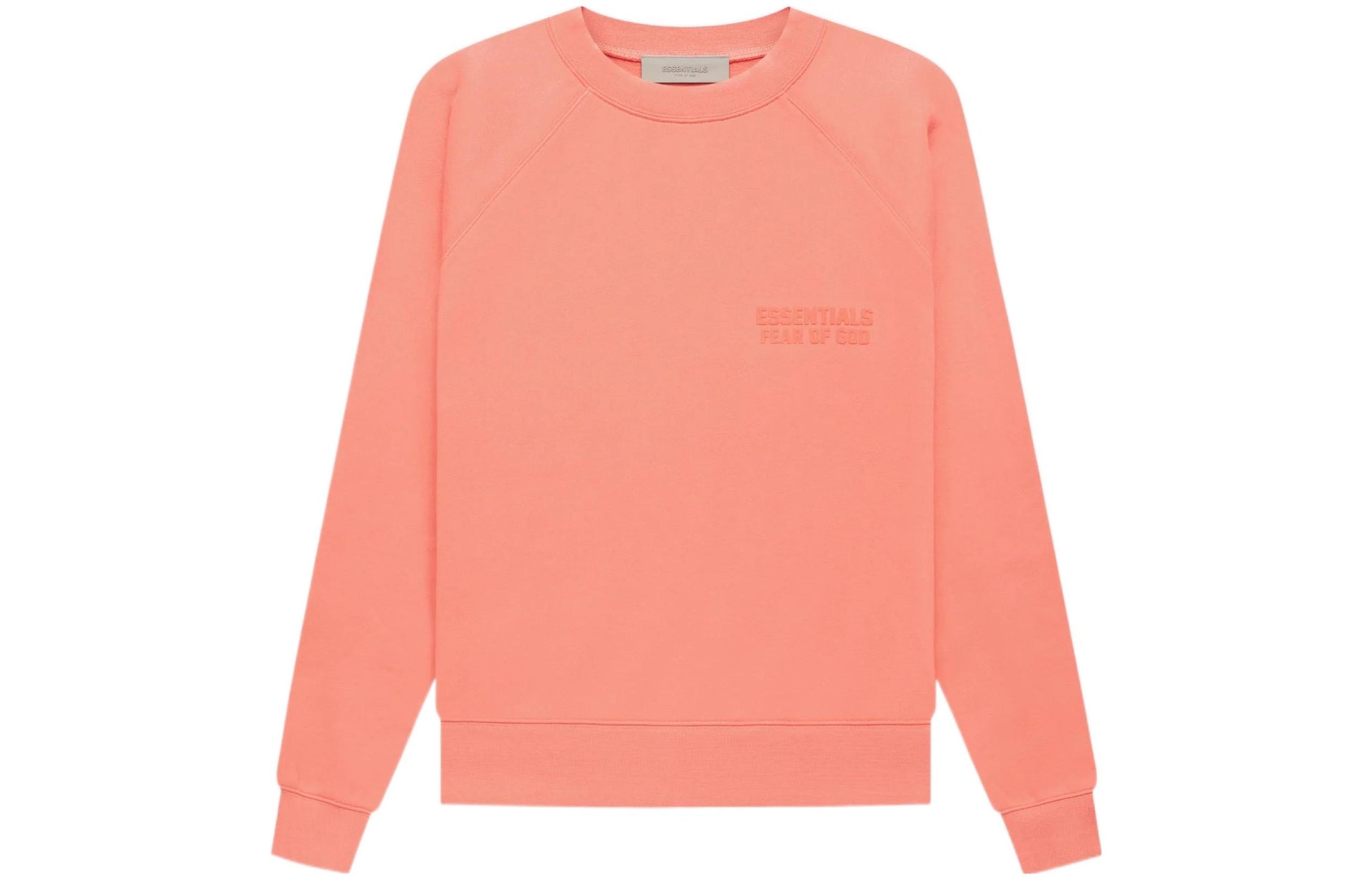 Fear of God Essentials FW22 Crewneck 'Coral' FOG-FW22-259