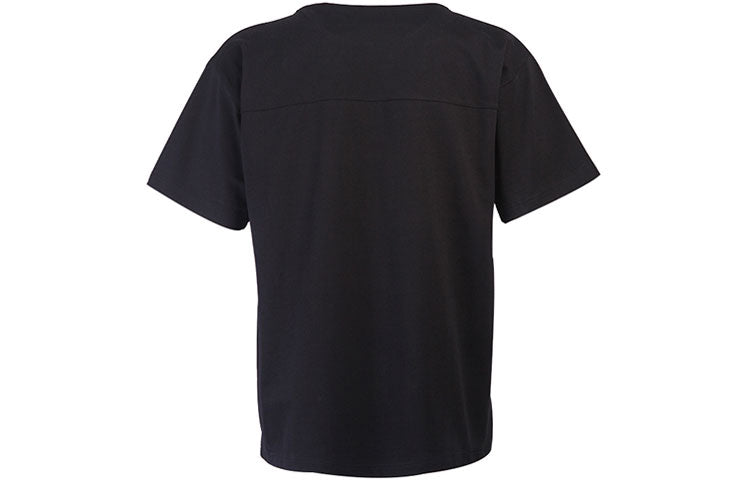 Men's PRADA Pocket Round Neck Pullover Short Sleeve Black UJN370-551-F0002