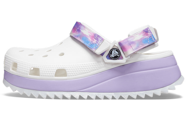 Crocs Classic Casual Unisex White Purple Sandals 'White Purple' 207772-577