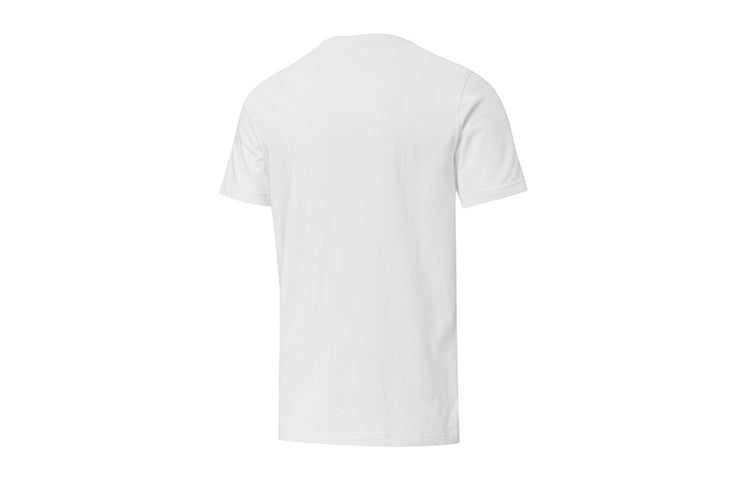 PUMA logo Printing Round Neck Short Sleeve White 587581-02