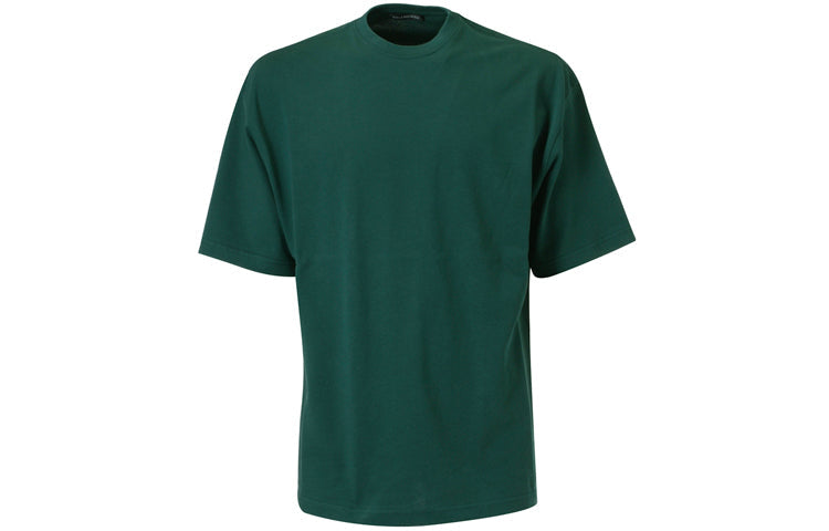 Men's Balenciaga Logo Printing Short Sleeve Green 570805THV803230