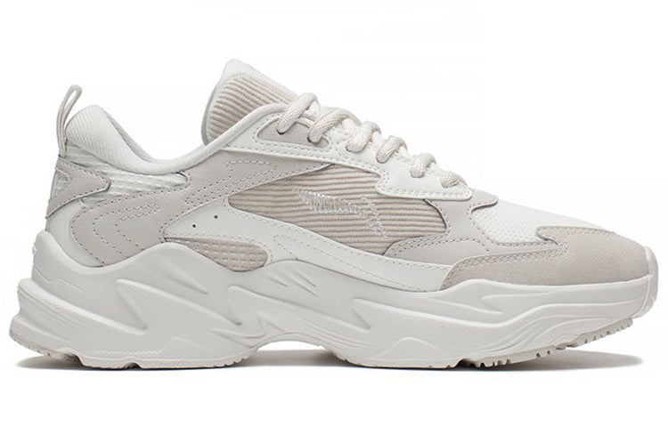 (WMNS) Li-Ning Qixing 'Creamy White Grey' ARLS024-2