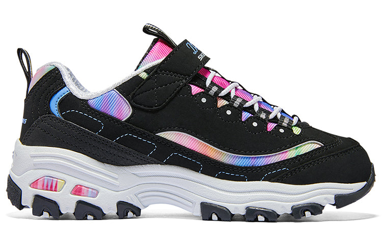 (GS) Skechers DLITES 'Black Multi' 303905L-BKMT