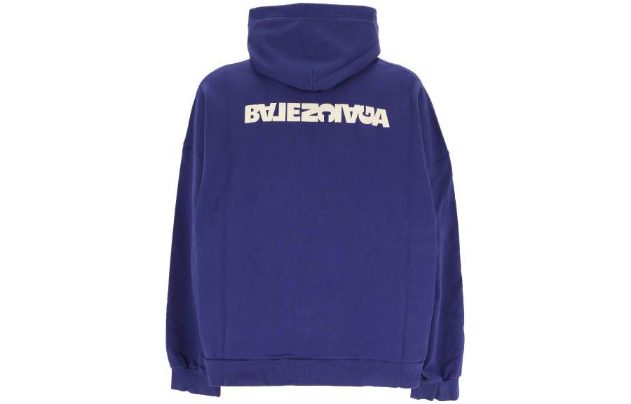 Balenciaga Turn Hoodie Wide Fit 'Blue' 674986TNVB64388