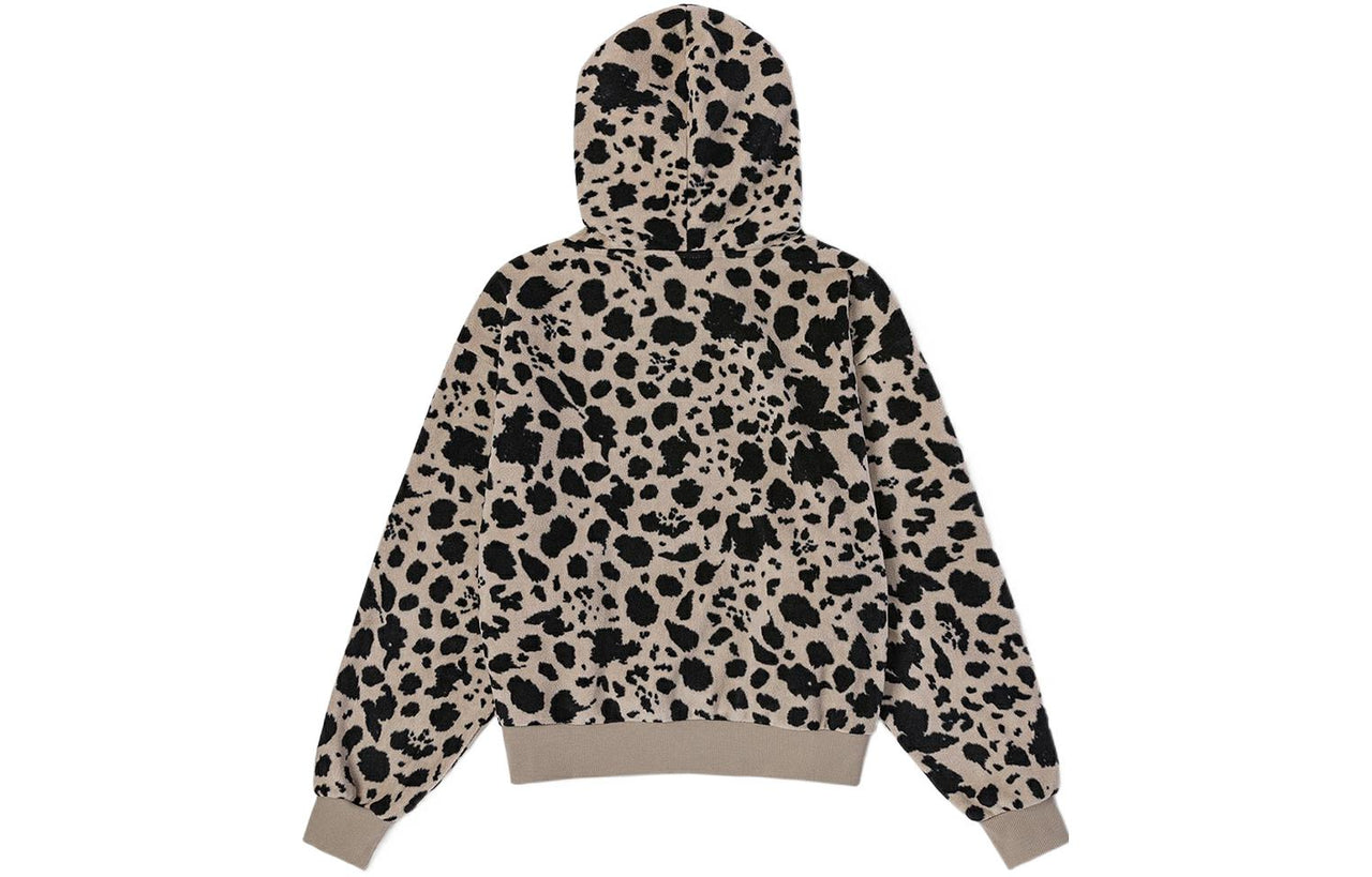 (WMNS) Vans Dotty Check Hoodie 'Brown Black' VN0A7RO1BLK
