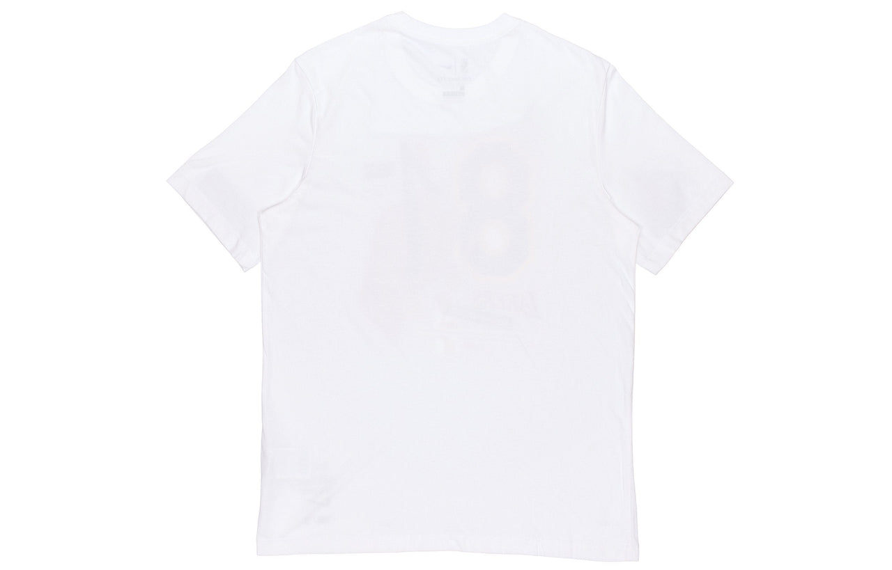 Men's Nike Kobe 81 Commemorate Printing Quick Dry Short Sleeve White T-Shirt DA8233-100