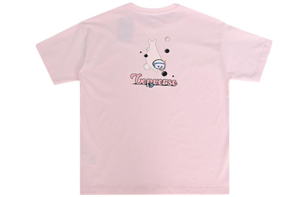 (WMNS) Converse Summer Beach Tee 'Pink' 10025879-A02