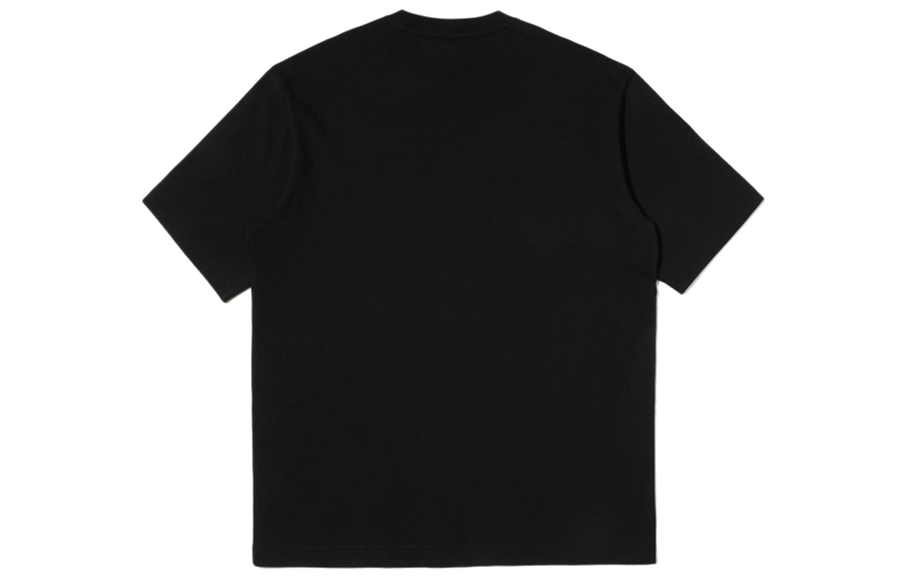 FILA Logo Printing Athleisure Casual Sports Round Neck Short Sleeve Black FS2RSD2101X-BLK