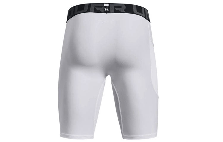 Under Armour HeatGear Pocket Long Shorts 'White' 1361602-100