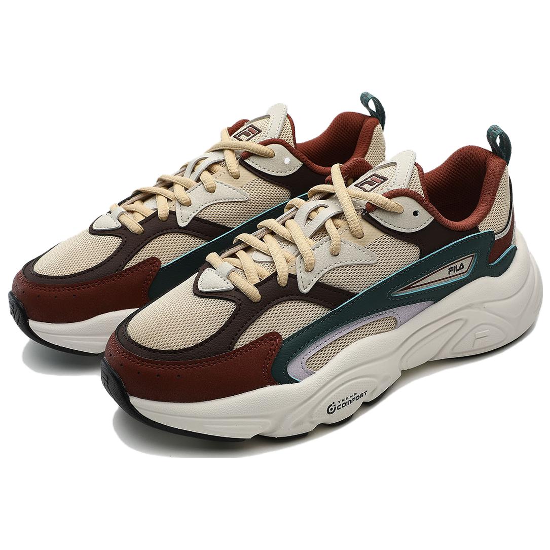 (WMNS) FILA Mars 1S SMU Sneakers 'Beige Brown Red' F12W332126FAR