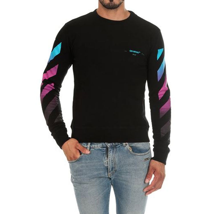 Off-White Diag Gradient Crewneck OMBA025F18192005-BK