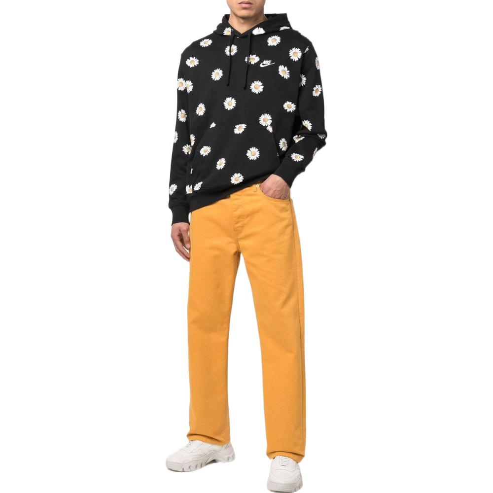 Nike  Daisy Pullover Hooded Long Sleeves Hoodie Men's Black DM6907-010