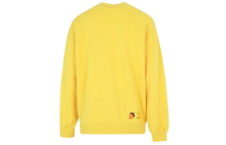 (WMNS) PUMA FF Bubble Sleeve Crew Neck Sweatshirt 'Yellow' 538779-41