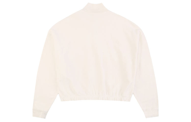 (WMNS) Levi's Casual Solid Color Hoodie White 21551-0001