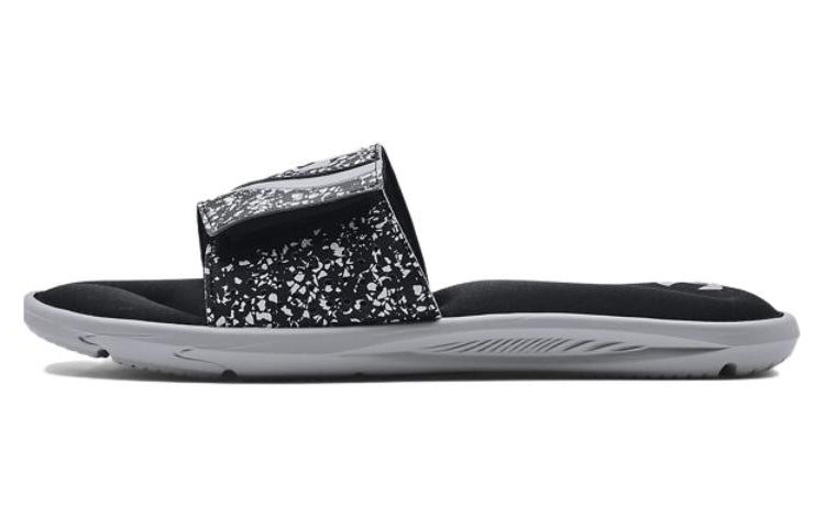 Under Armour Ignite 6 Graphic Strap Slide 'Black Mod Grey' 3024450-007