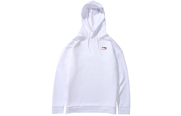 Li-Ning Paris Fashion Week Hoodie 'White Red' AWDNB85-1