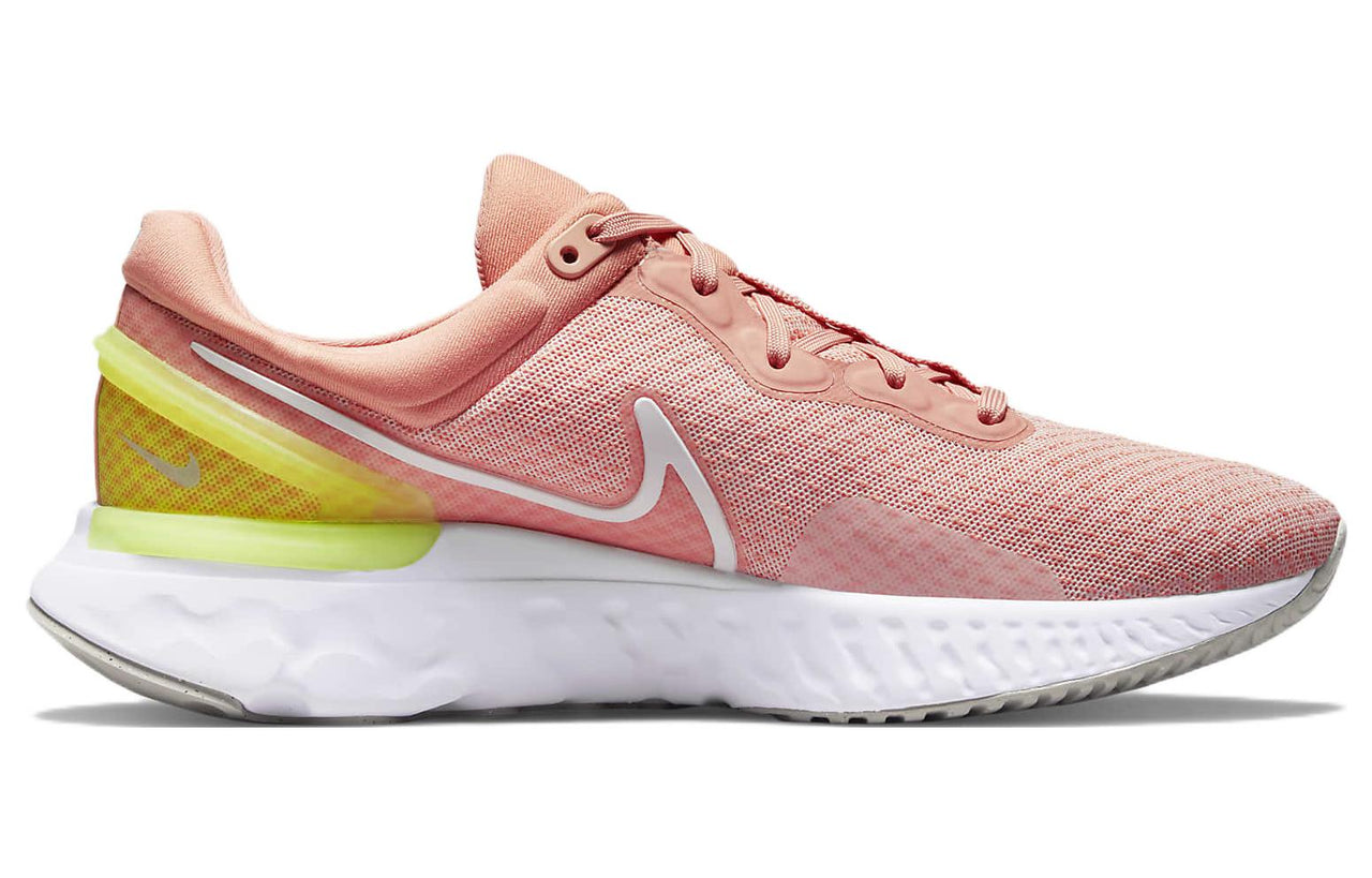 (WMNS) Nike React Miler 3 'Pink White Yellow' DD0491-800