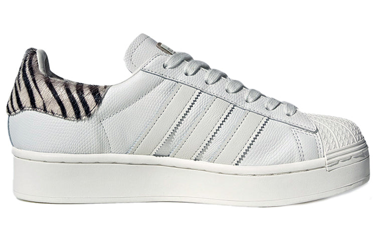 (WMNS) adidas Superstar Bold 'Heel Patch Animal Print' FV3458