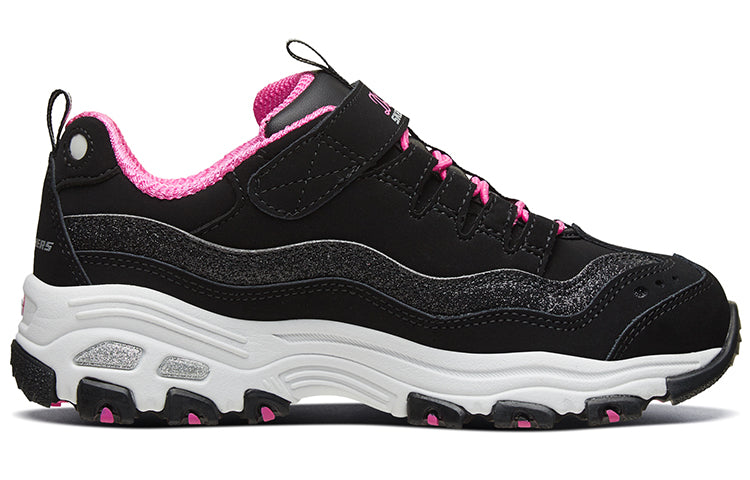 (GS) Skechers DLITES 1.0 'Black Pink' 664127L-BKHP