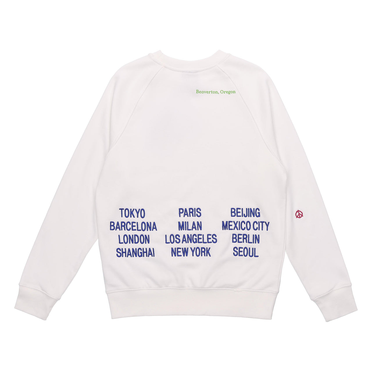 Nike MENS Embroidered 3 Hook Logo Crew-neck White DD0883-100