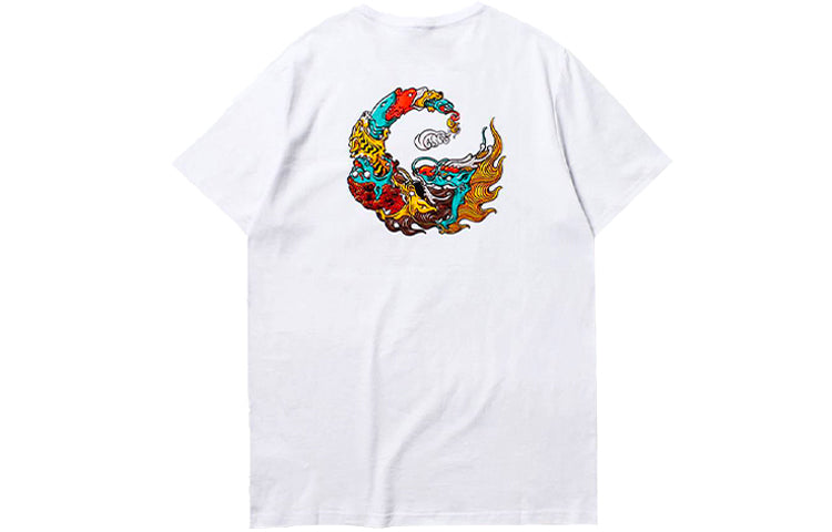 Vans Men's Artist Printed Round Neck Tee White VN0A4P5LWHT